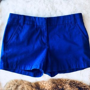 J. Crew Chino Shorts (Cobalt)